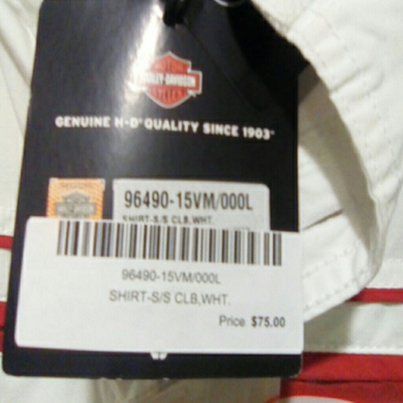 NWT Authentic Harley Davidson Button up shirt - Picture 6 of 6